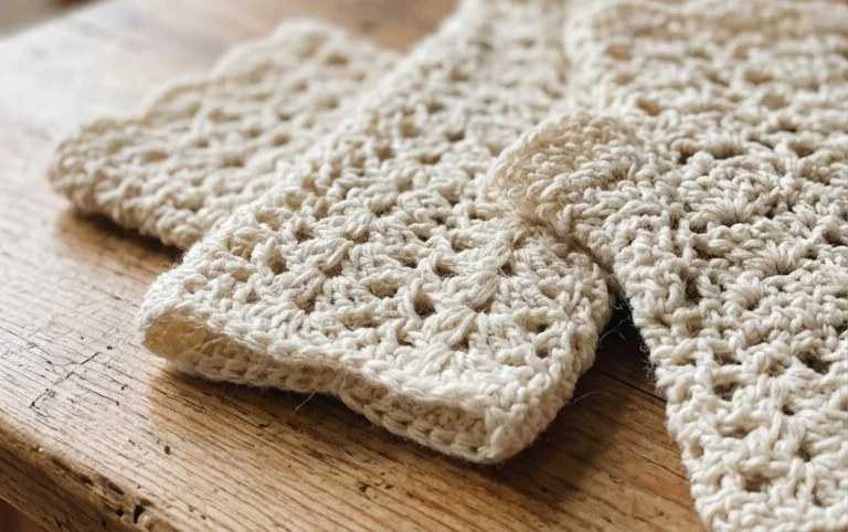 Easy Lace Fingerless Gloves for Women Free Crochet Pattern