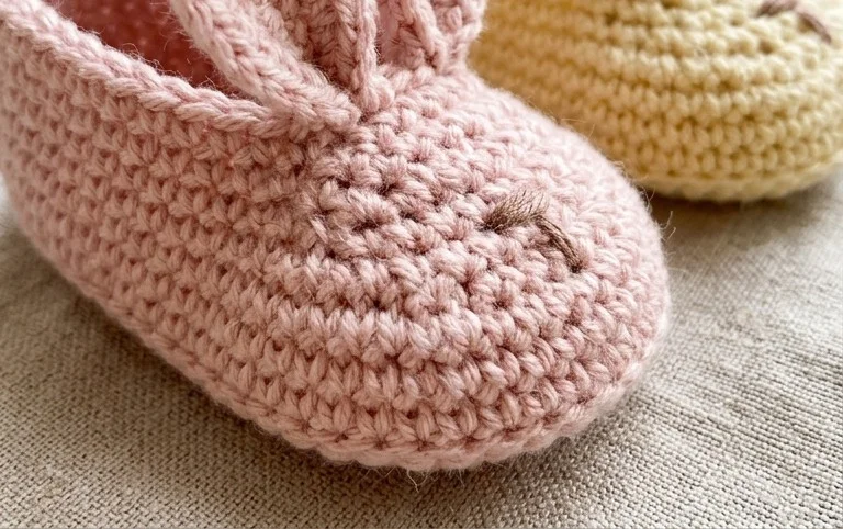 Rabbit Baby Shoes Pattern - Free Crochet Pattern | Crocheted World