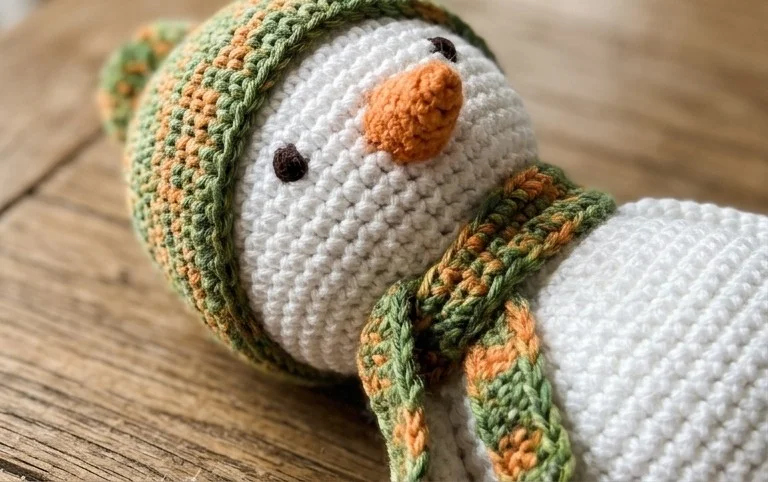 Crochet Snowman Mike Amigurumi Free Pattern - Free Amigurumi