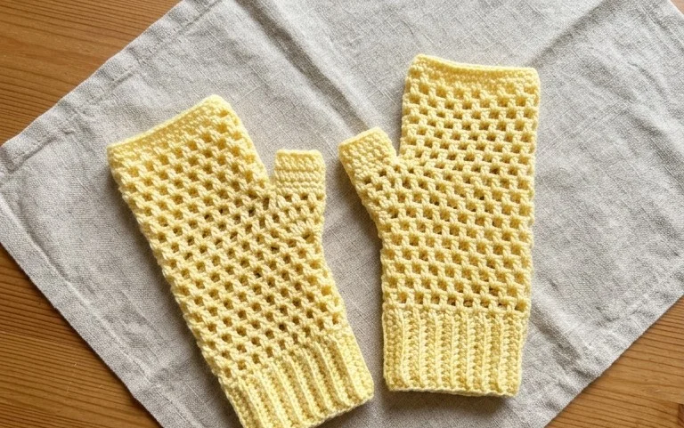 Fingerlose Handschuhe häkeln: Einfache Anleitung für Anfänger